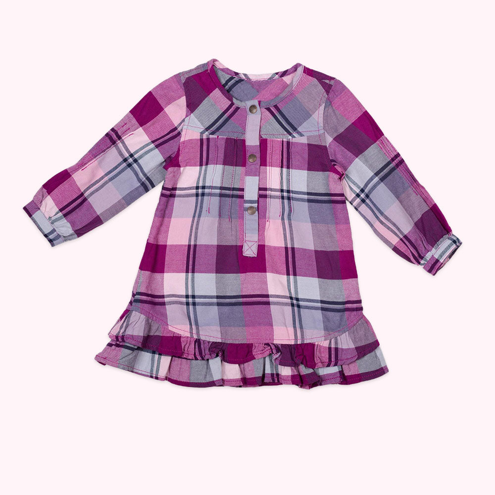 Blue Plaid Button Shirt