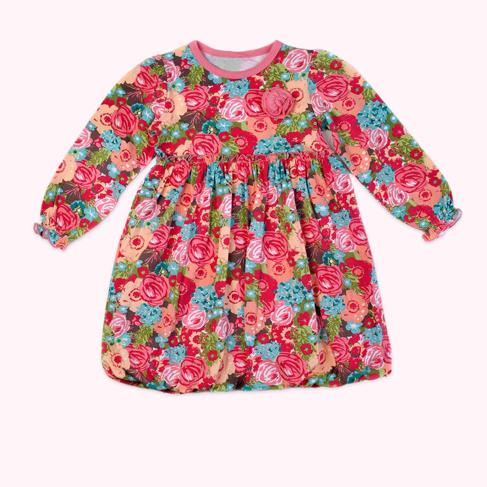 Girls Yellow Party Dress