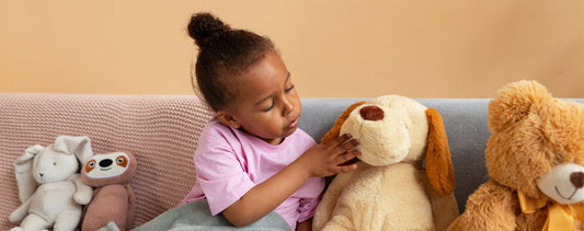 Toys interact children move and learn at same time