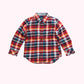 Red Plaid Flannel Shirt