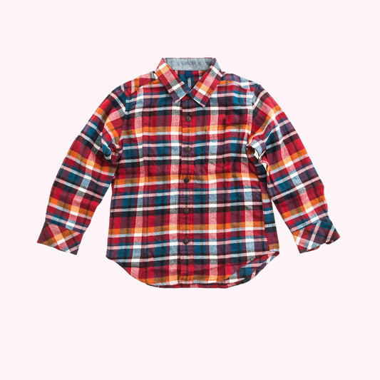 Red Plaid Flannel Shirt